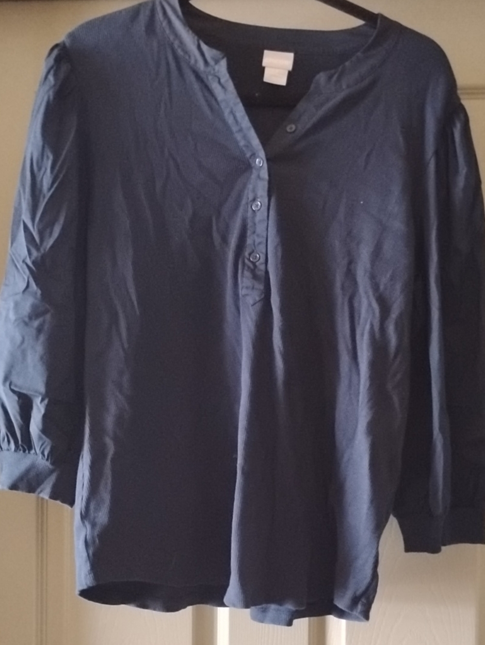 Chico Navy Long Sleeve Top